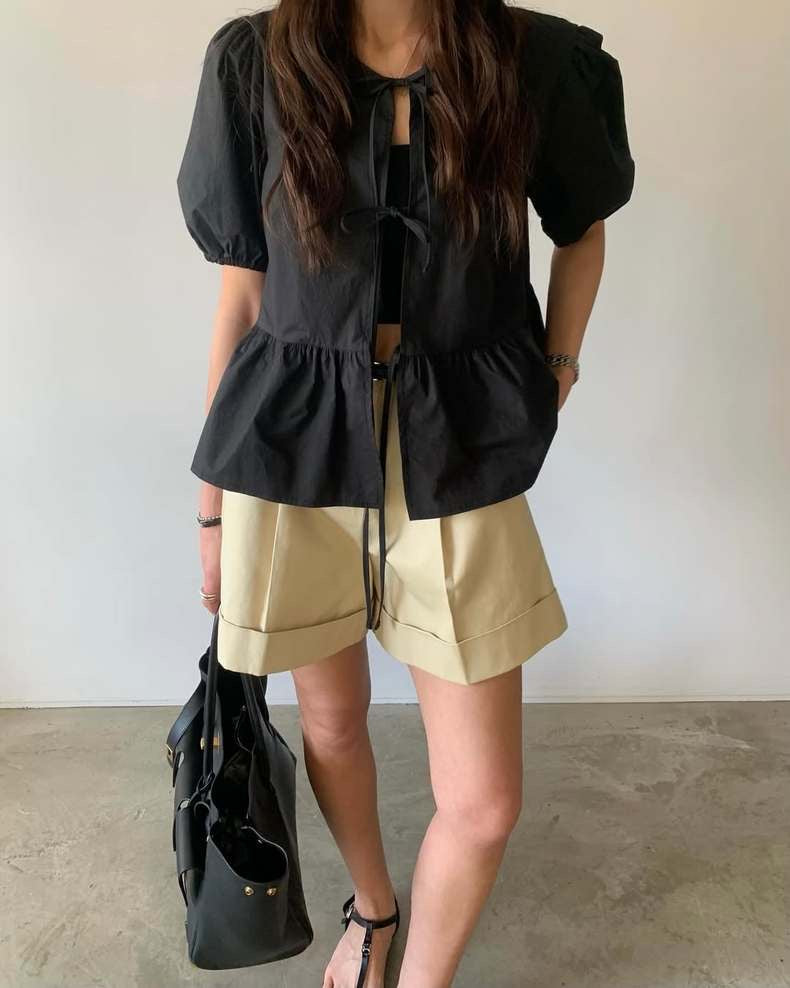 Tie-Neck Bow Blouse