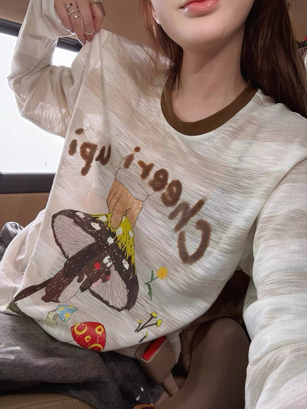 Cartoon Loose Lightweight Sun Protection Jacket