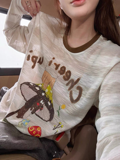 Cartoon Loose Lightweight Sun Protection Jacket