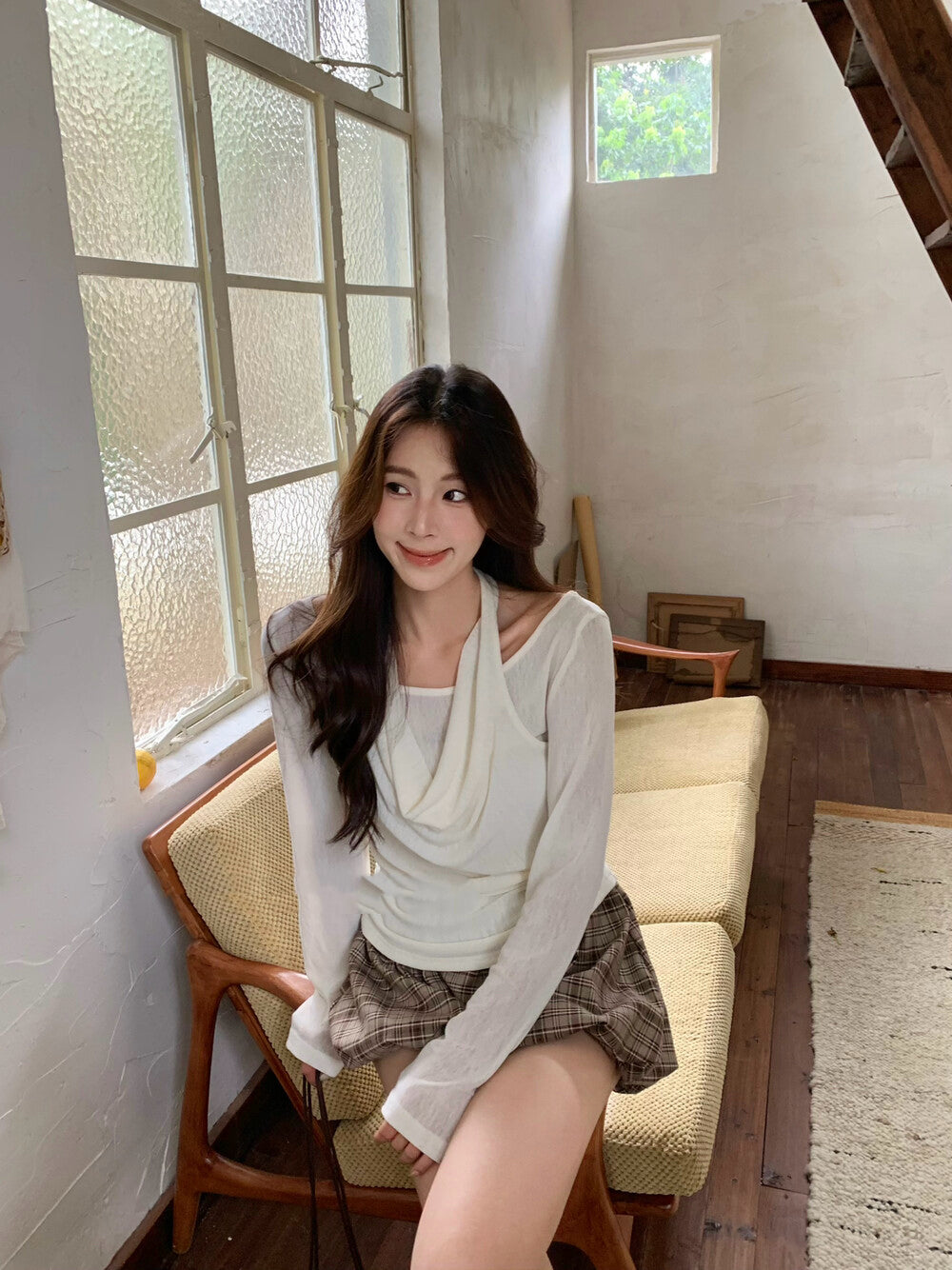 Versatile Layered Two-in-One Top