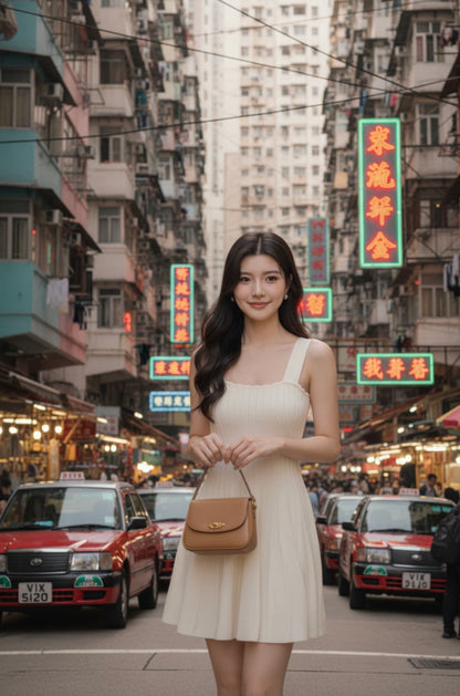 簡約針織背心裙