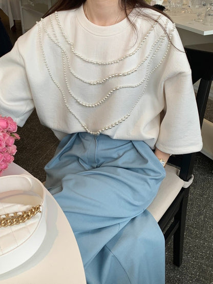 Heavy Embellished Beaded Loose Top