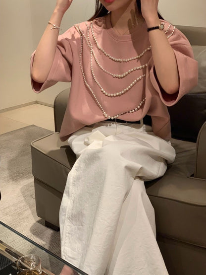 Heavy Embellished Beaded Loose Top