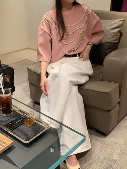 Heavy Embellished Beaded Loose Top