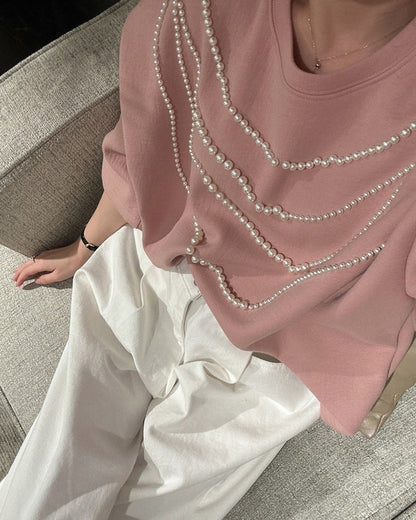 Heavy Embellished Beaded Loose Top