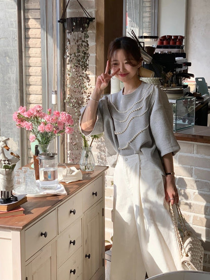 Heavy Embellished Beaded Loose Top