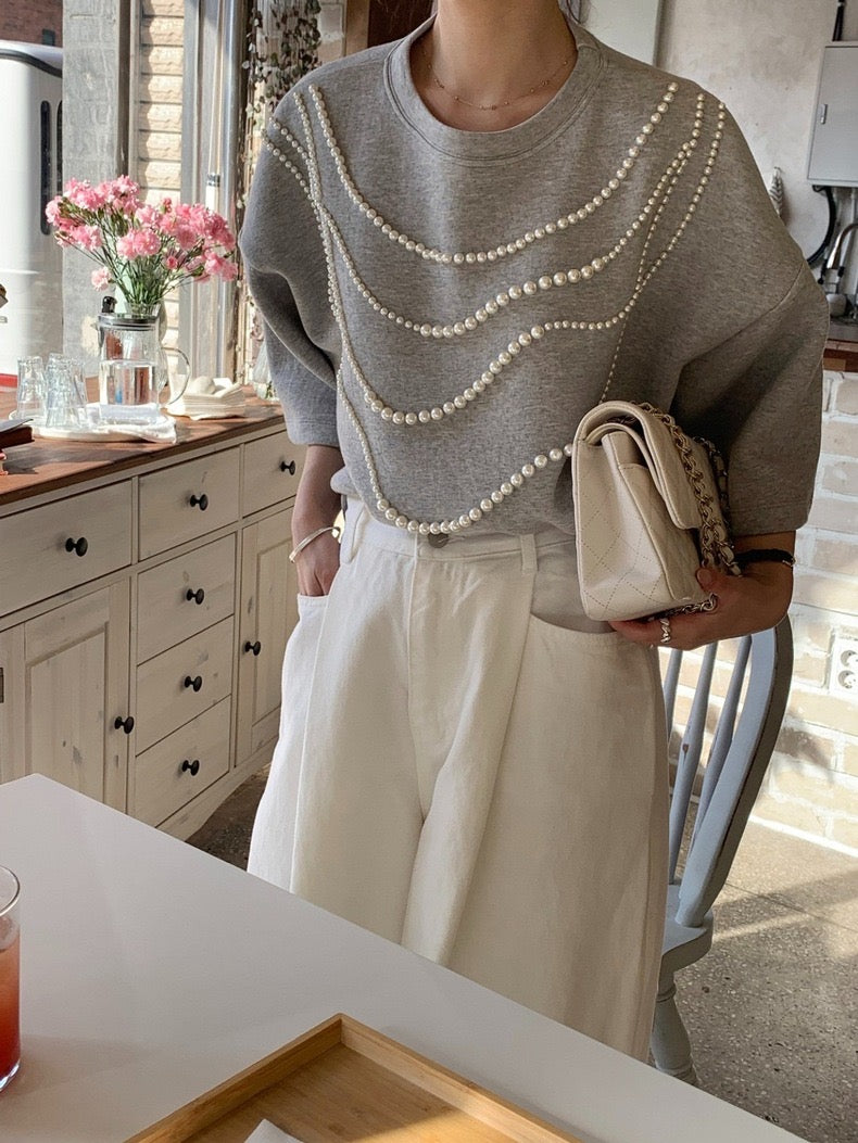 Heavy Embellished Beaded Loose Top