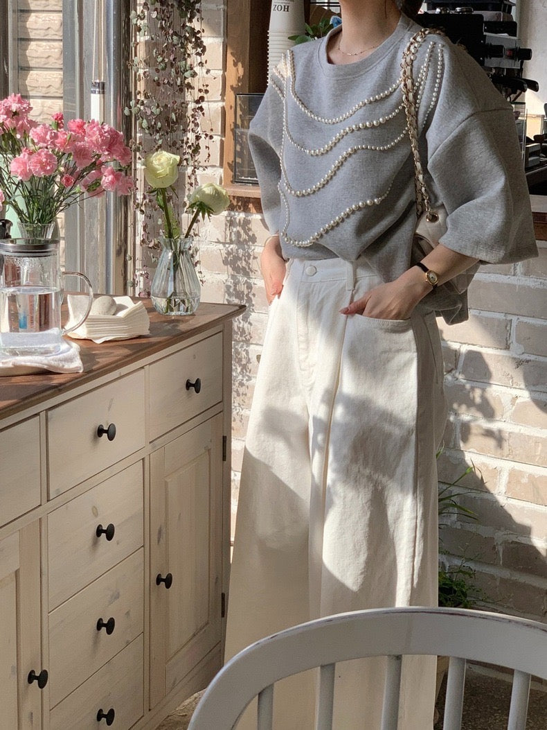 Heavy Embellished Beaded Loose Top