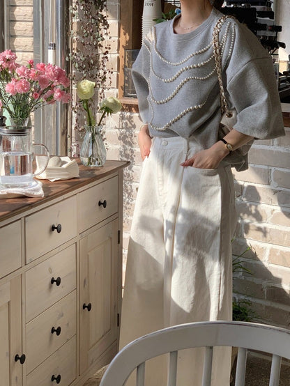 Heavy Embellished Beaded Loose Top