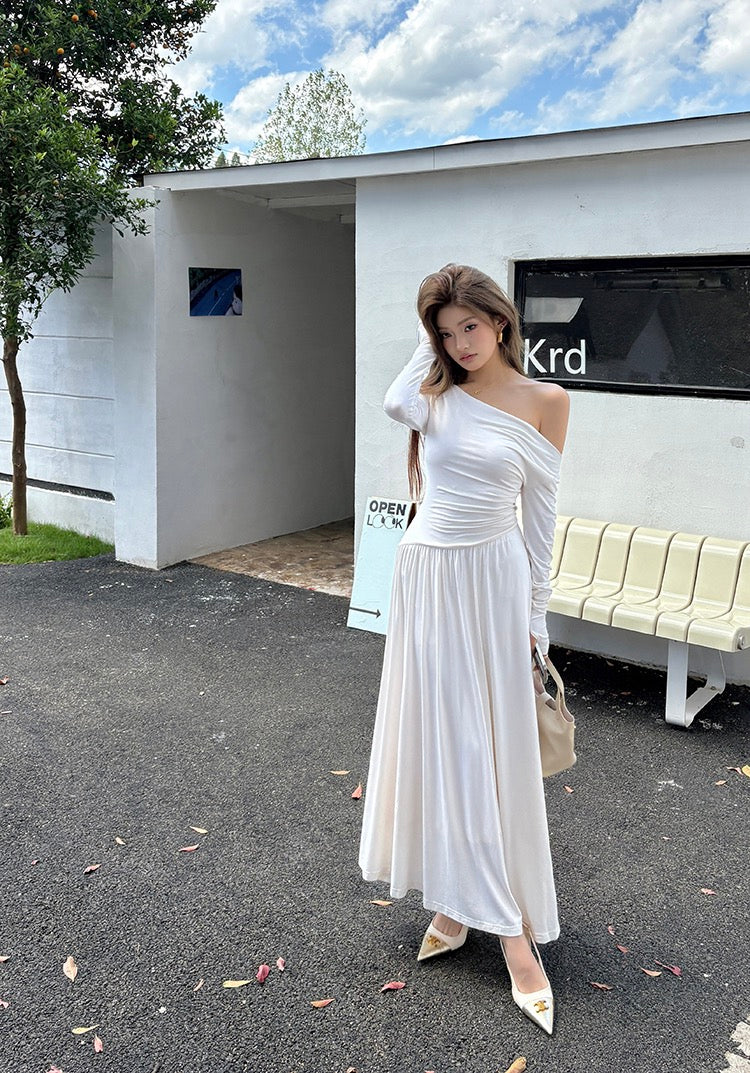 Backless Deep V-Neck Tie-Up Dress