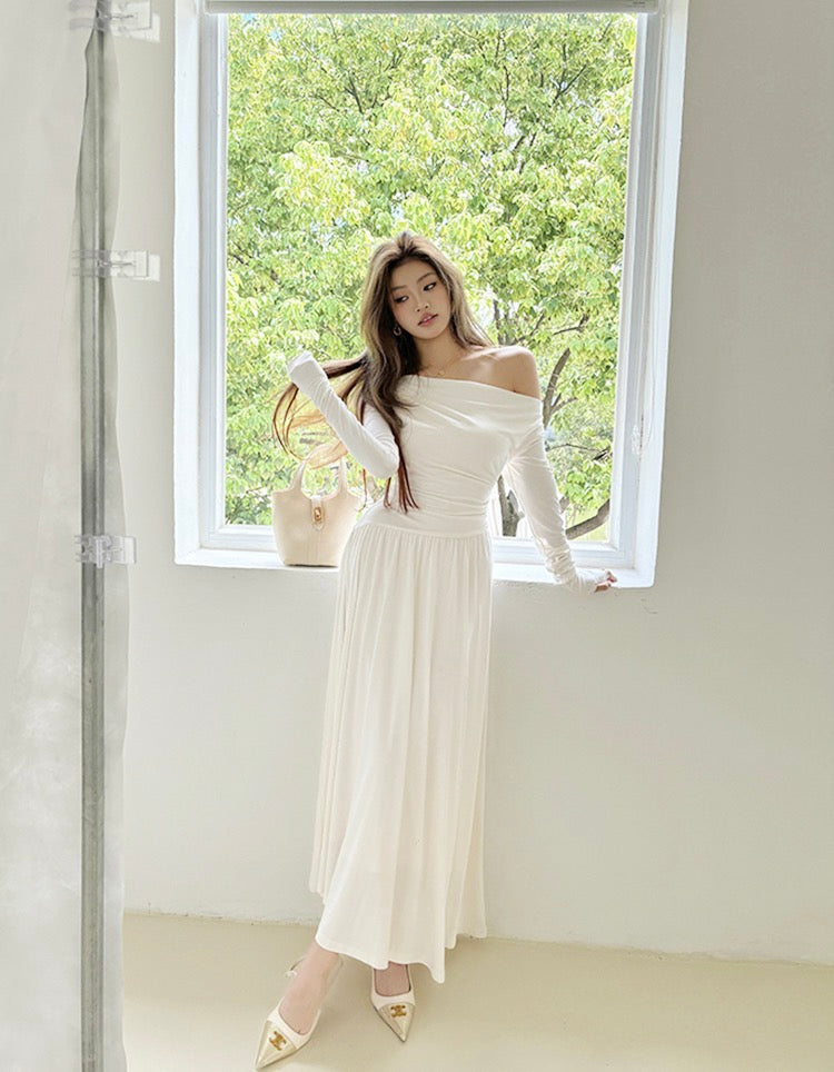 Backless Deep V-Neck Tie-Up Dress