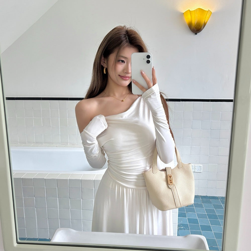 Backless Deep V-Neck Tie-Up Dress