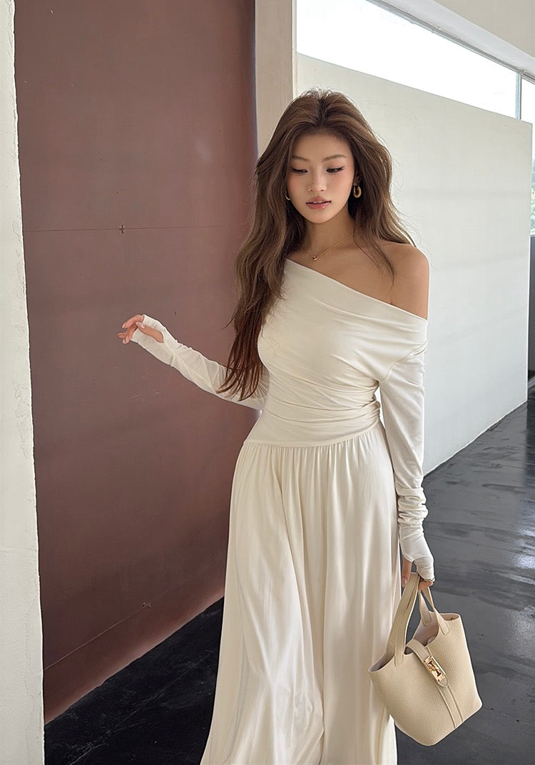 Backless Deep V-Neck Tie-Up Dress