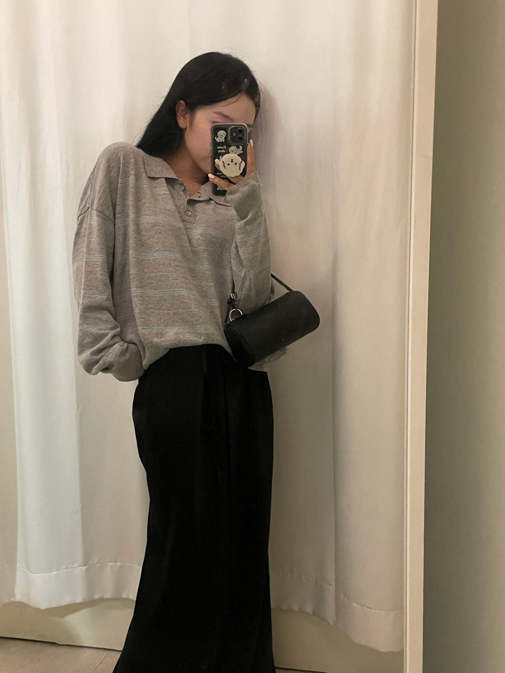 Retro Relaxed Loose Striped Knit Top