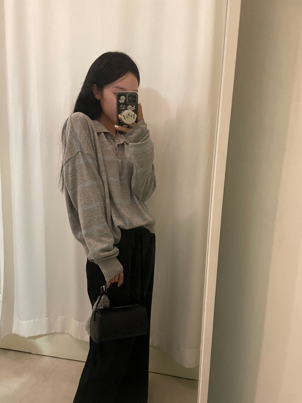 Retro Relaxed Loose Striped Knit Top