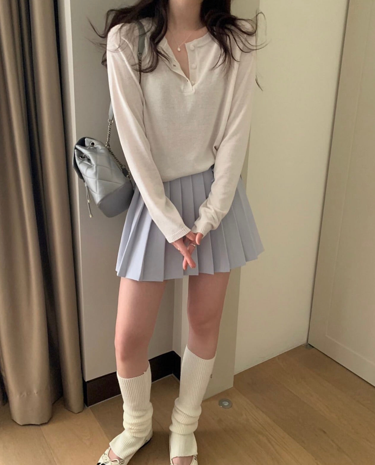 Sweet and Simple Solid Color Knit Sweater