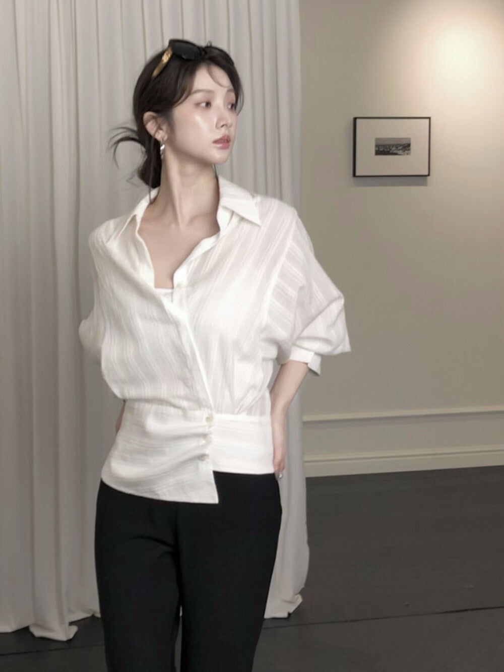 Korean Chic Long Sleeve Shirt