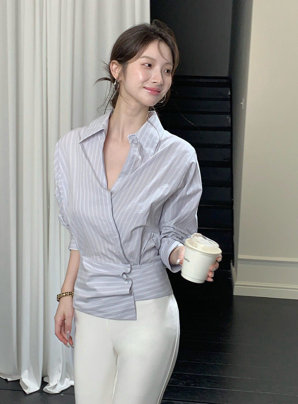Korean Chic Long Sleeve Shirt