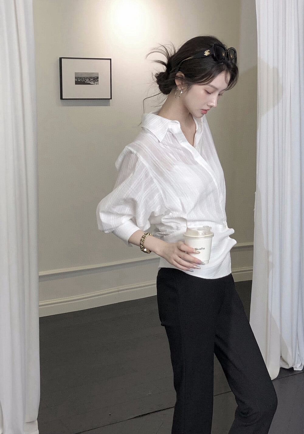 Korean Chic Long Sleeve Shirt