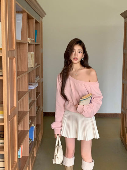 高腰百搭風琴百褶裙