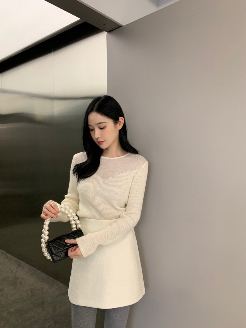 性感簡約修身針織top