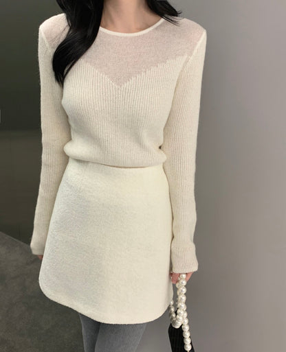 性感簡約修身針織top