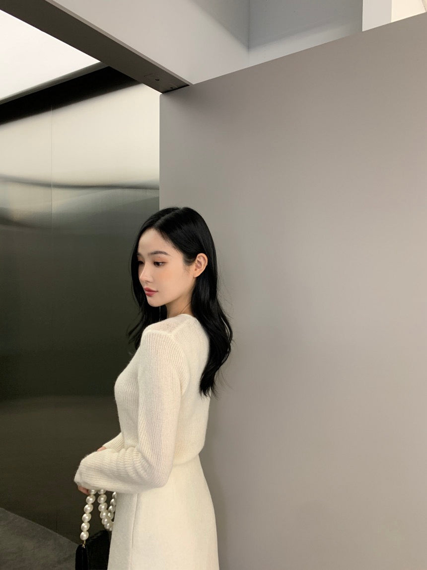 性感簡約修身針織top