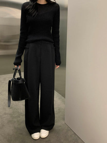 性感簡約修身針織top