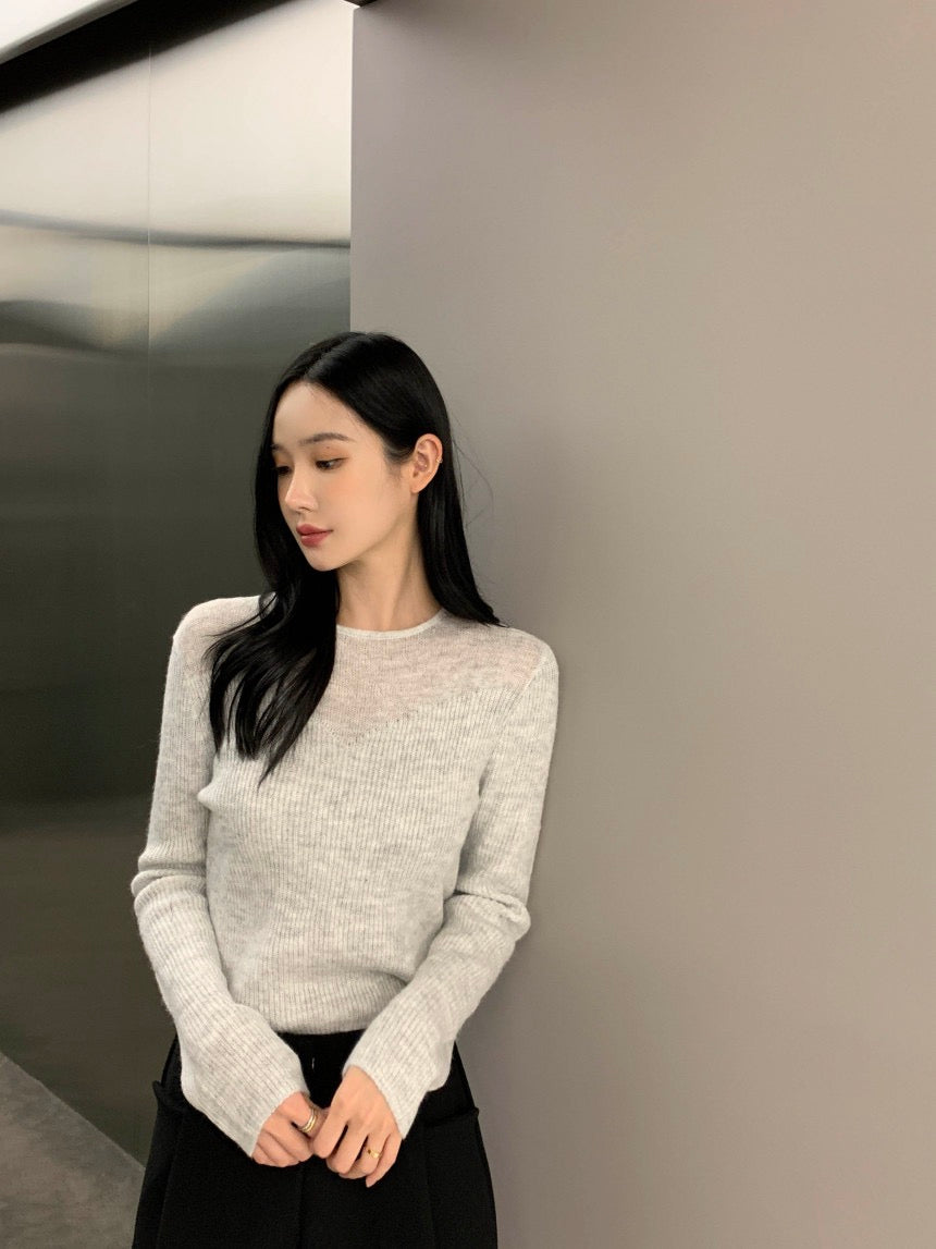 性感簡約修身針織top