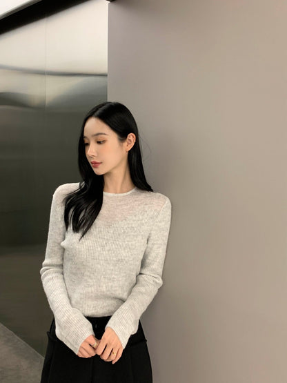 性感簡約修身針織top