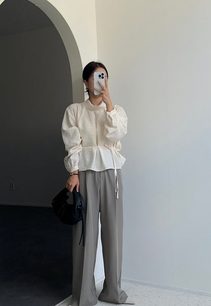 Minimalist Lapel Elegant Shirt