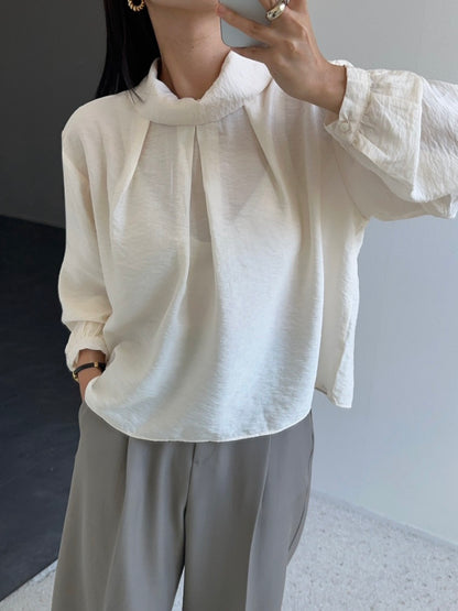 Minimalist Lapel Elegant Shirt