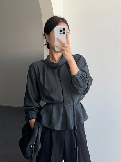 Minimalist Lapel Elegant Shirt