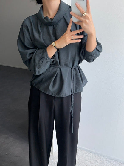 Minimalist Lapel Elegant Shirt