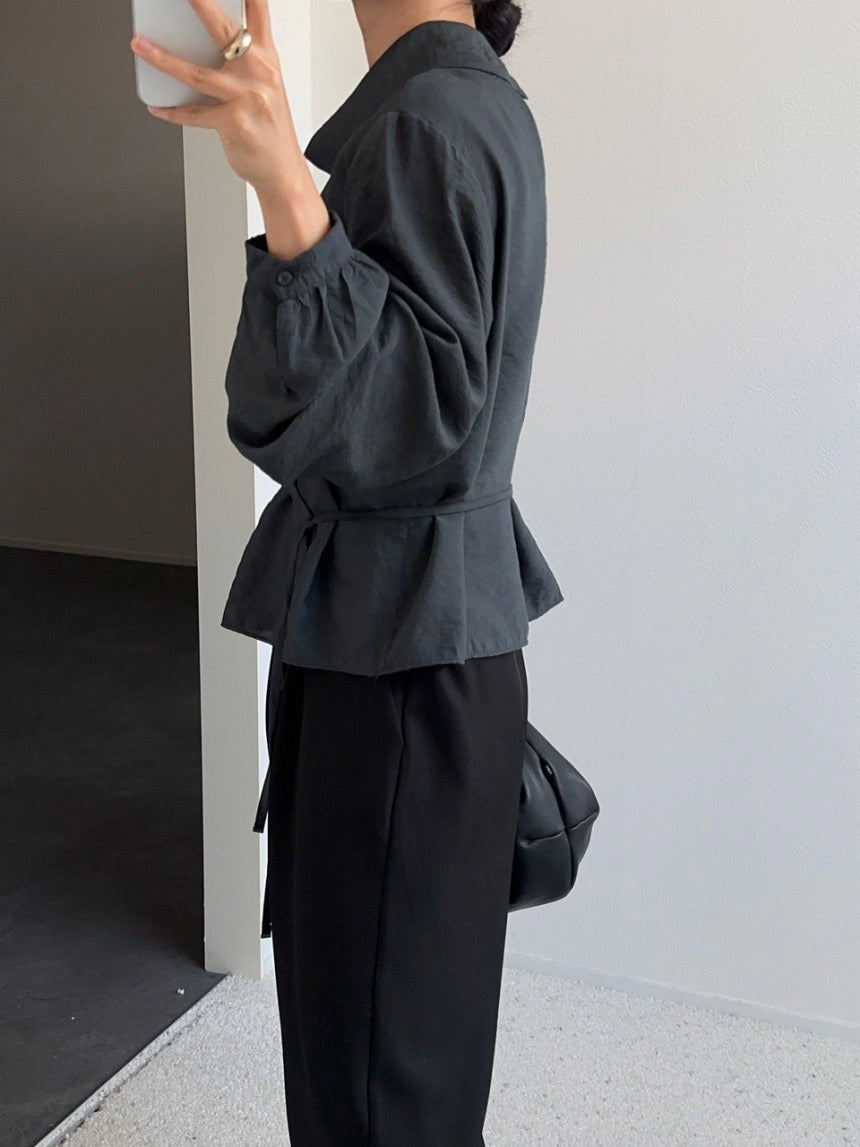 Minimalist Lapel Elegant Shirt