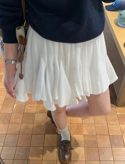 Irregular Pleated Skirt