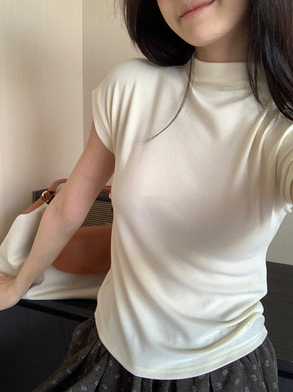 Versatile Slim-Fit Mock Neck Base Layer Top