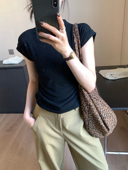 Versatile Slim-Fit Mock Neck Base Layer Top