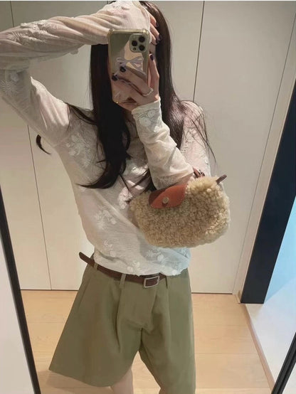 Handcrafted Lace Embroidered Top