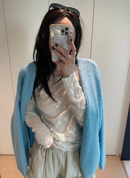 Handcrafted Lace Embroidered Top