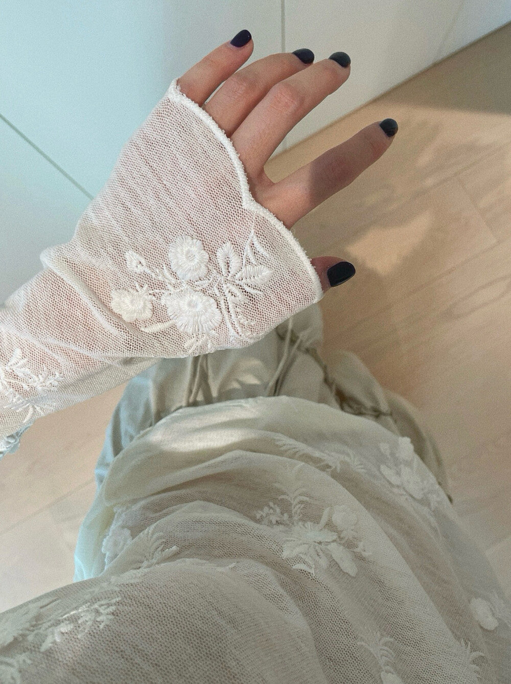 Handcrafted Lace Embroidered Top