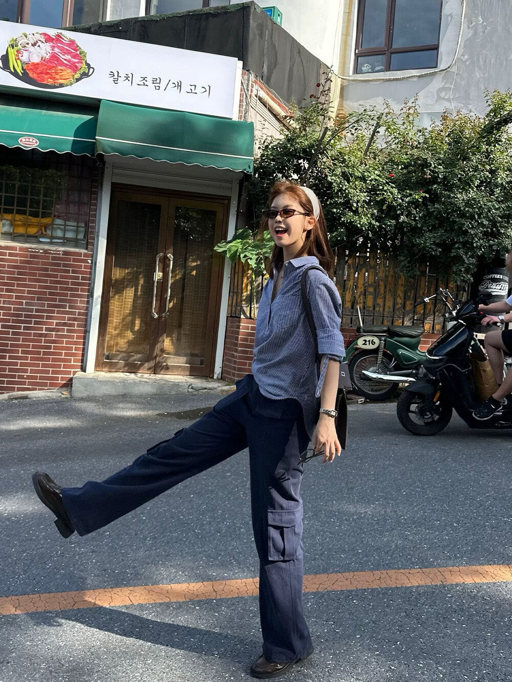 Loose Button-Up Long Sleeve Shirt