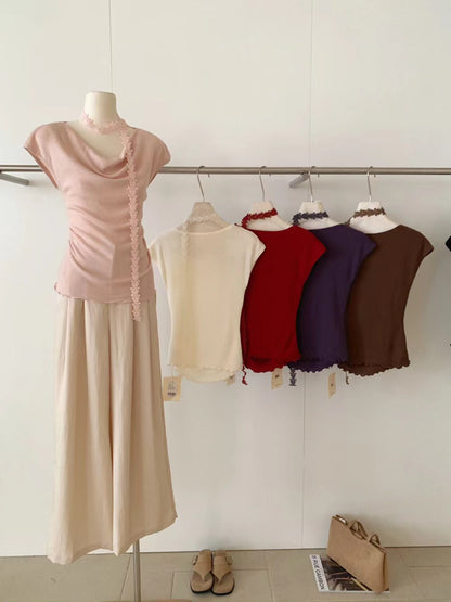 オフショルダートップス