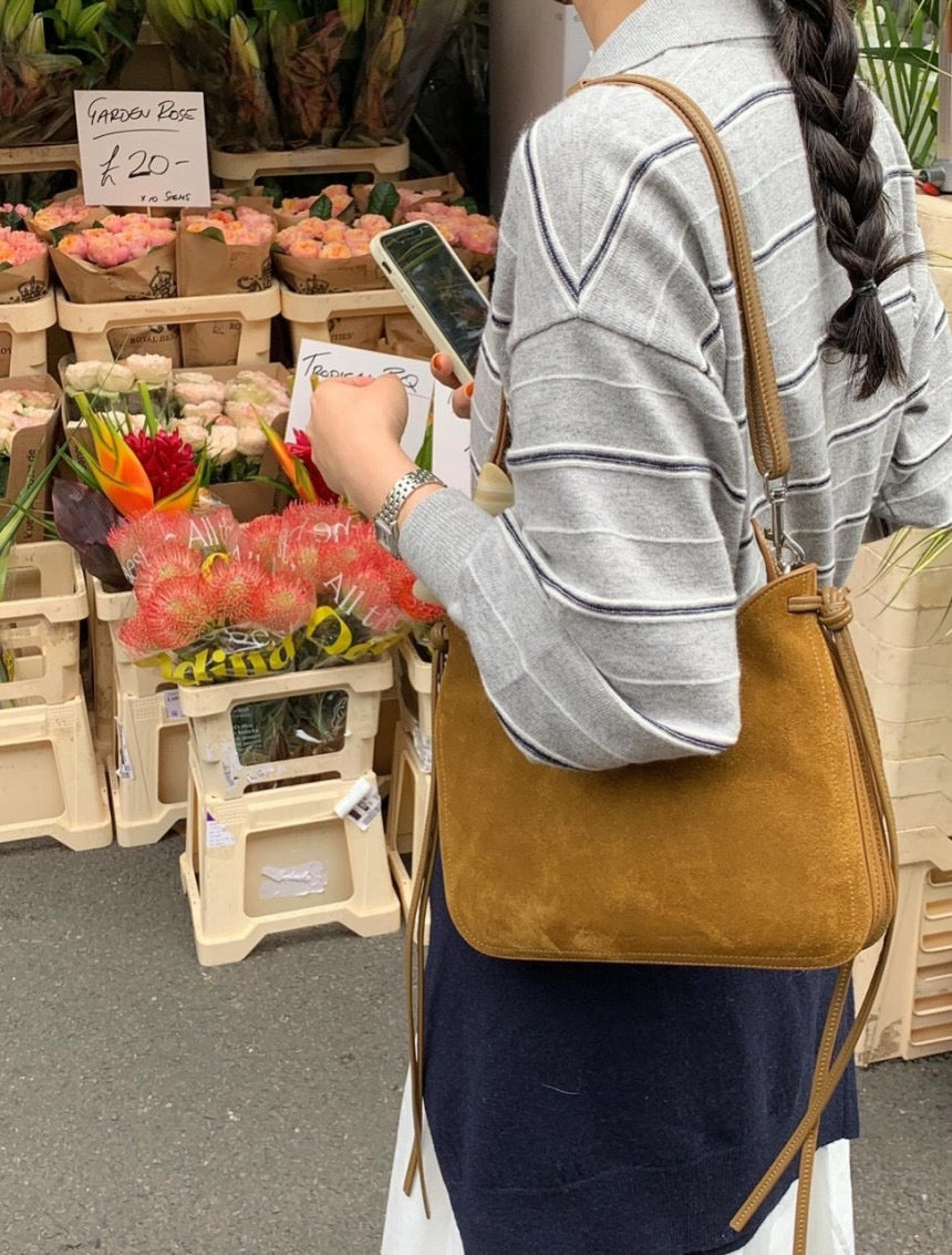 Collared Versatile Striped Knit Sweater