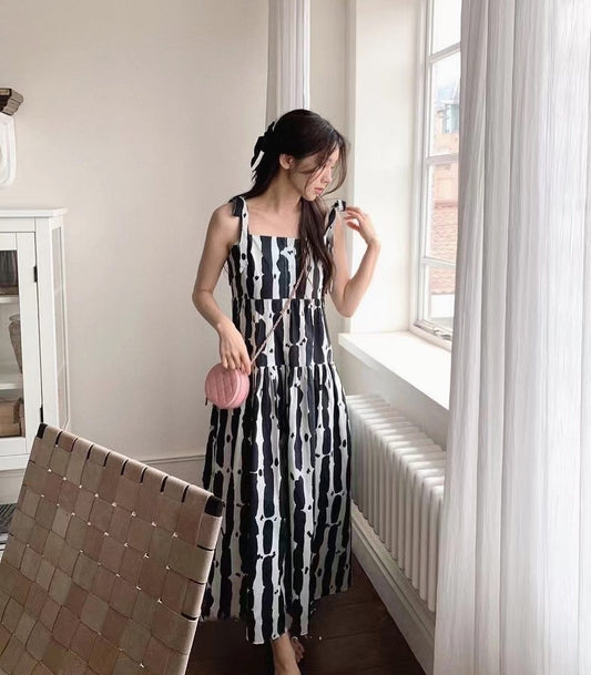 Vintage Floral Maxi Dress