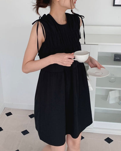 蝶結背心ドレス