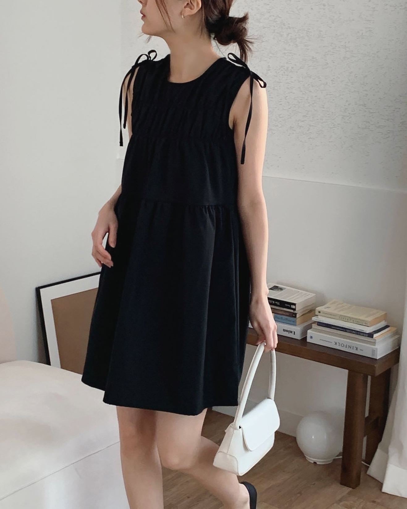 蝶結背心ドレス