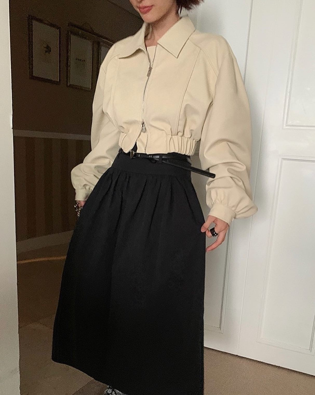 ショートレザージャケット