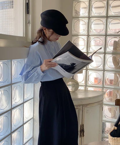 ランタンスリーブシャツ