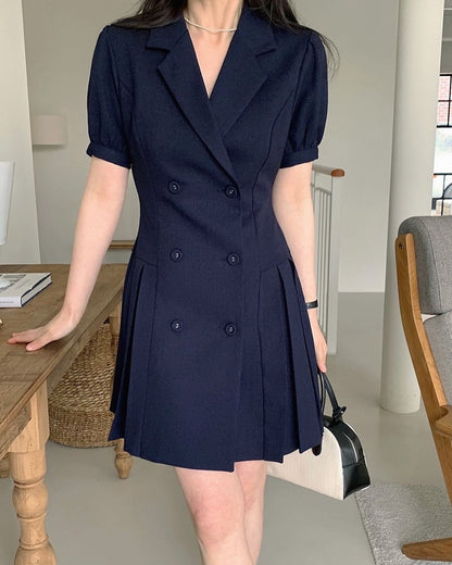 Tailored Waist Blazer Dress